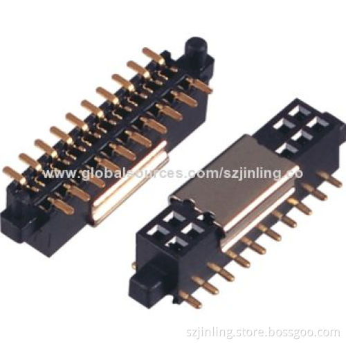 Bottom entry 2.54mm female header, smt dual row height 4.5mm